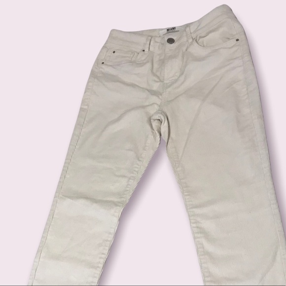 🌟SALE 2/$10.00‼️ MIAMI Women’s High Rise Corduroy Straight Leg pants size 7 - Picture 5 of 7